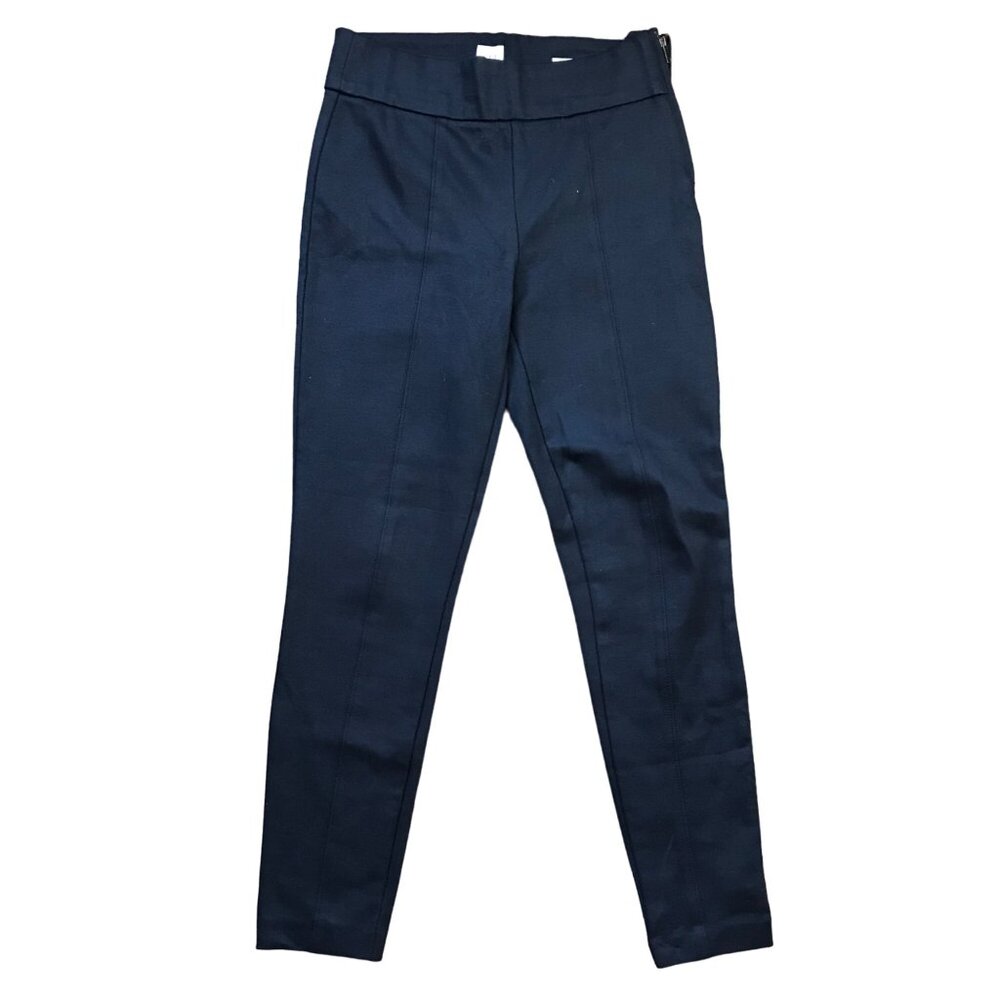 Gap Side Zip Leggings Women's Size Small Cotton, Modal Workwear Casual Navy Blue